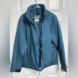 Mack Russo Hybrid Zip Up Jacket Blue Men’s Size Large NEW